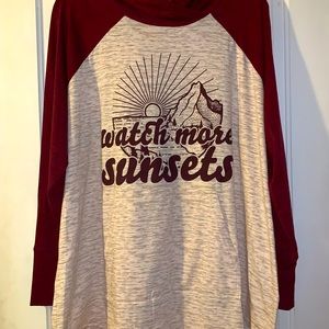 Lularoe Amber Lightweight Hoodie